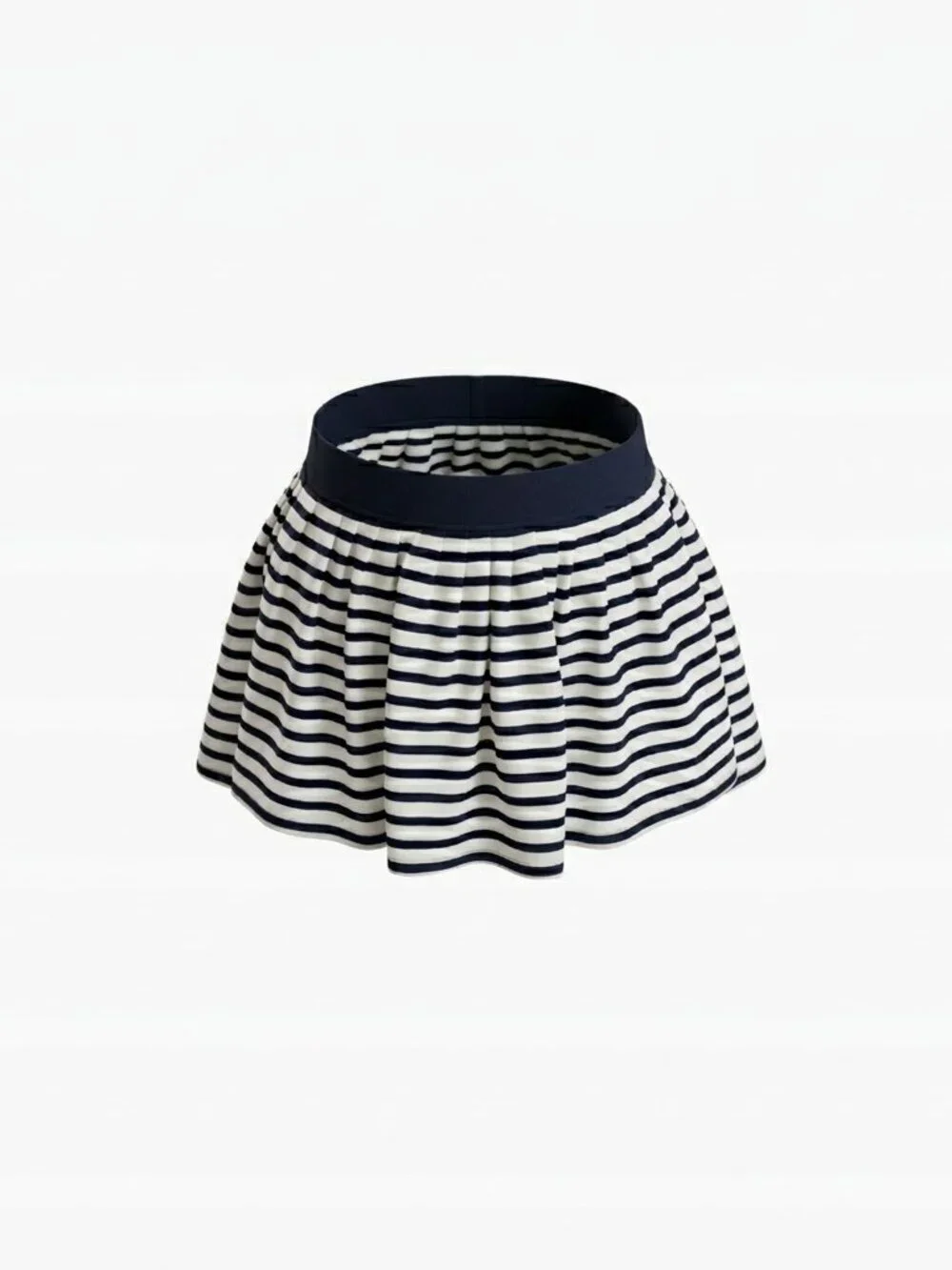 Kate Spade ‘dive right in’ Navy & White Striped Skirt - Size M